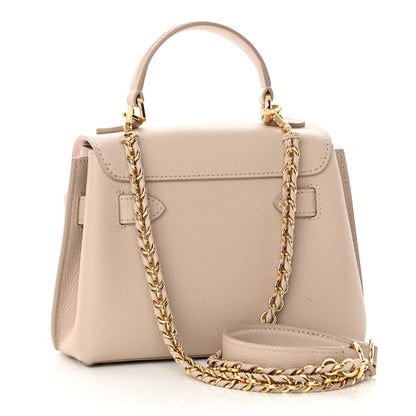 Louis Vuitton Soft Calfskin Mini Lockme Ever Greige 3 of 11