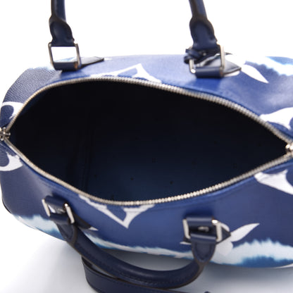 Louis Vuitton Monogram Escale Speedy Bandouliere 30 Blue 5 of 10