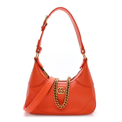 Gucci Goatskin Small Aphrodite Shoulder Bag Deep Orange 1 of 8