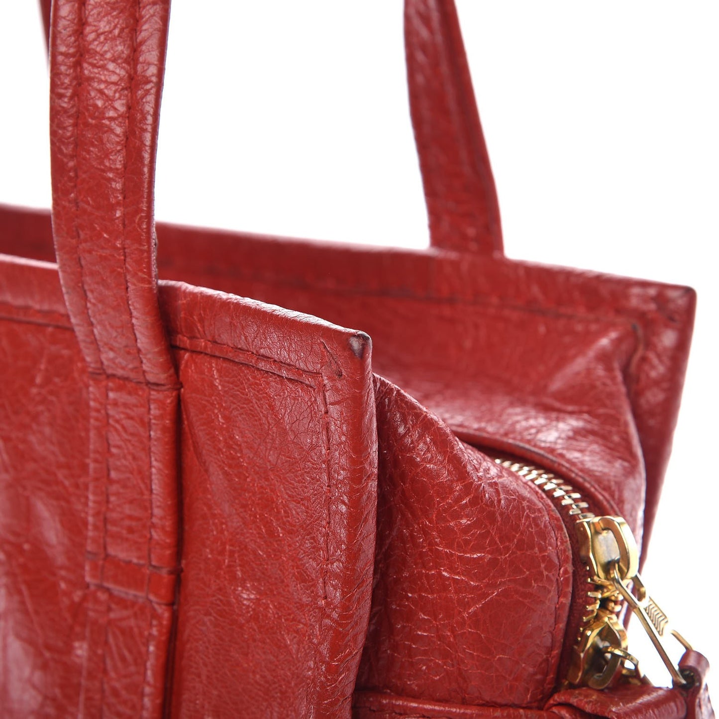 Agneau XS Bazar Shopper Tote Rouge Groseille