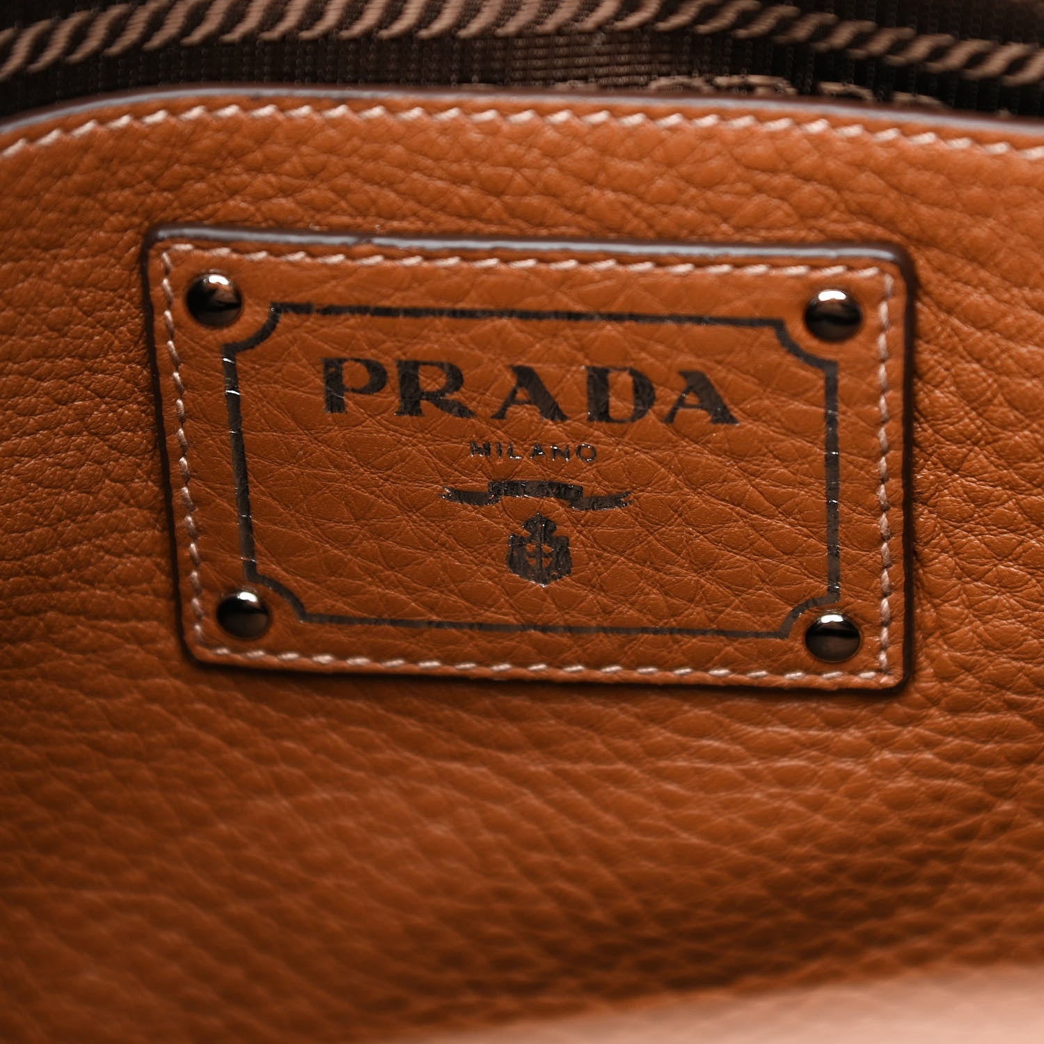 Prada Vitello Phenix Hobo Cannella 9 of 10