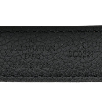 Louis Vuitton Monogram Calfskin 20mm LV Circle Reversible Belt 85 34 Black 5 of 7