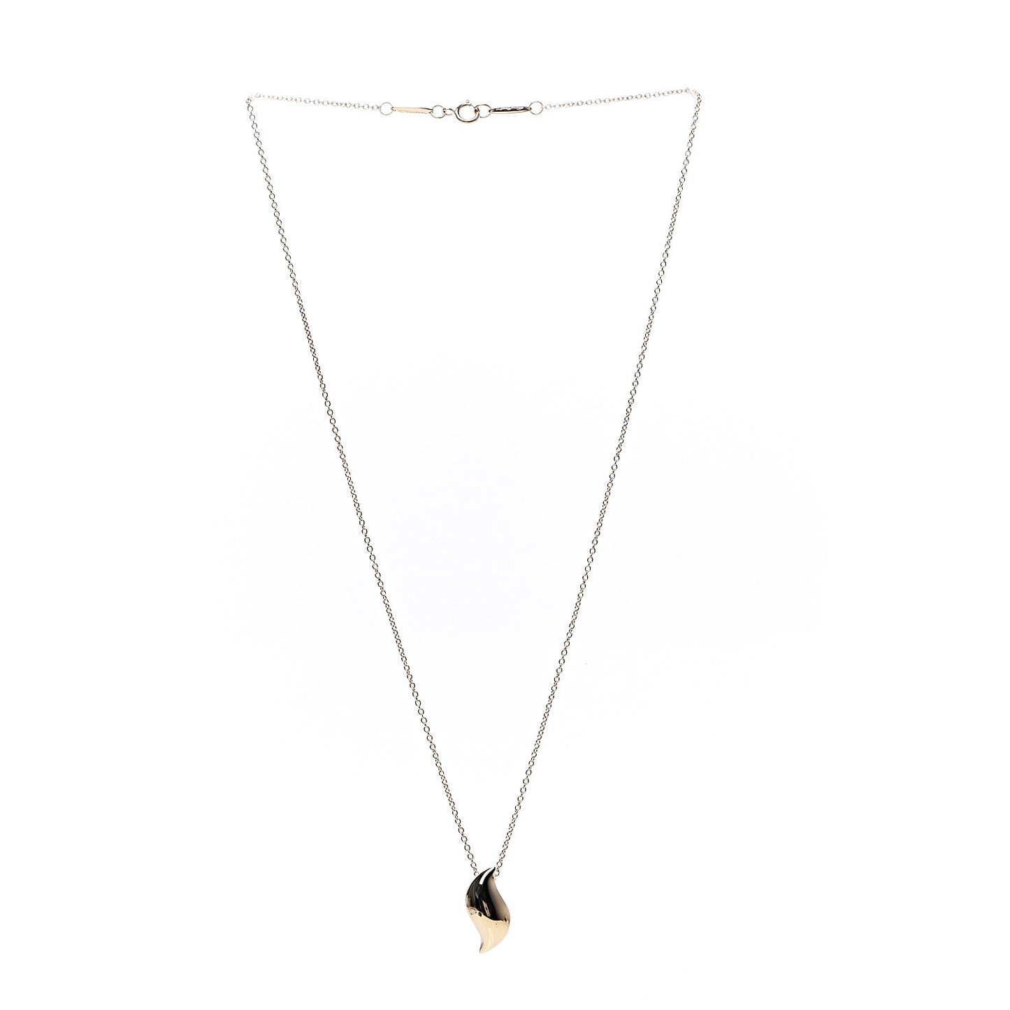 18K Yellow Gold Elsa Peretti Marquis Pendant Necklace