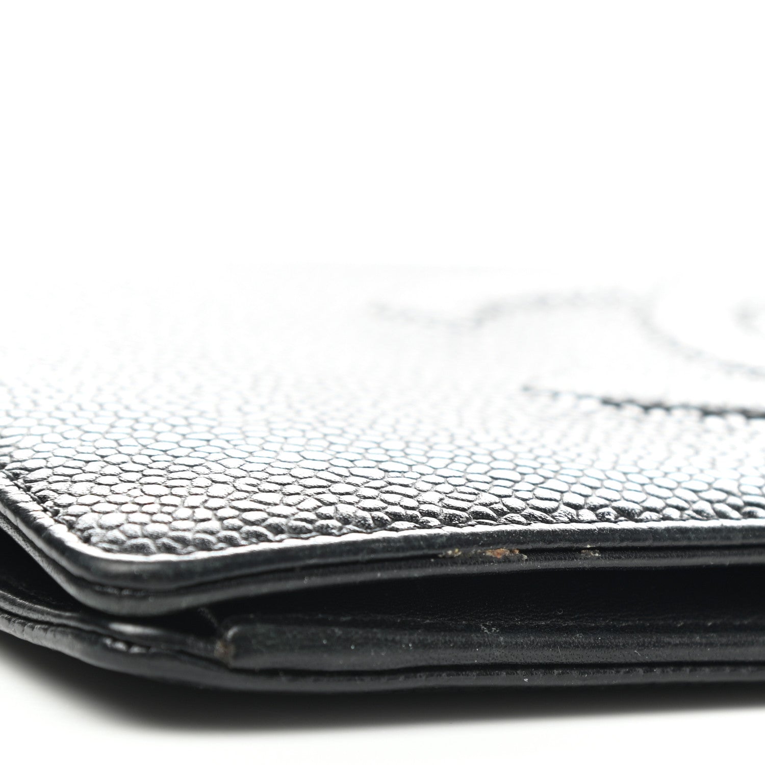 Chanel Caviar Timeless CC Yen Wallet Black 9 of 14