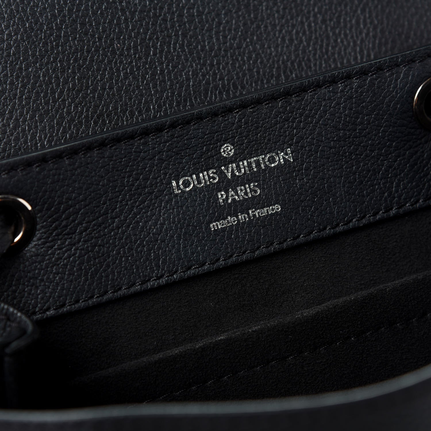 Louis Vuitton Calfskin Lockme Backpack Black 7 of 8