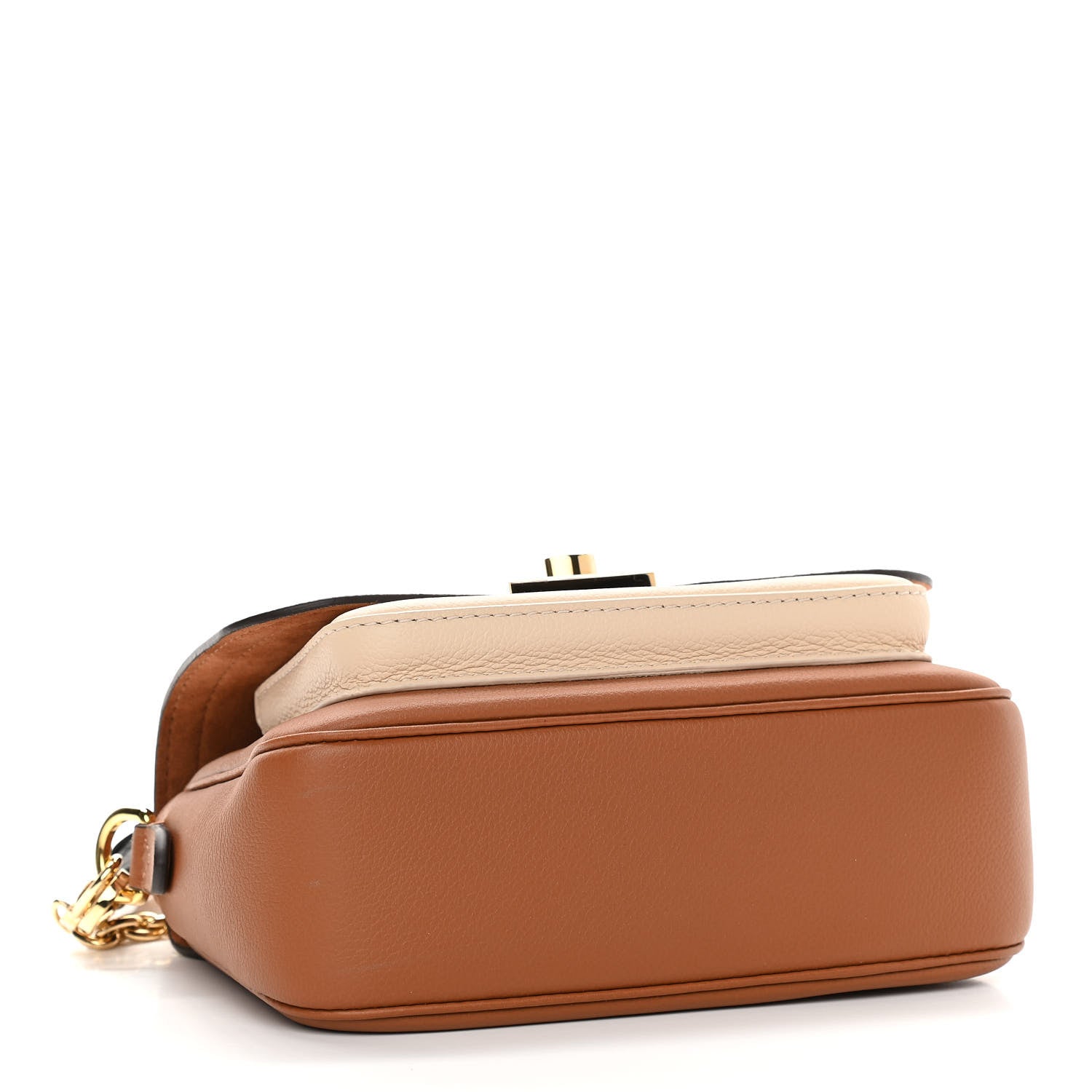 Louis Vuitton Grained Calfskin Lockme Tender Chataigne 3 of 8