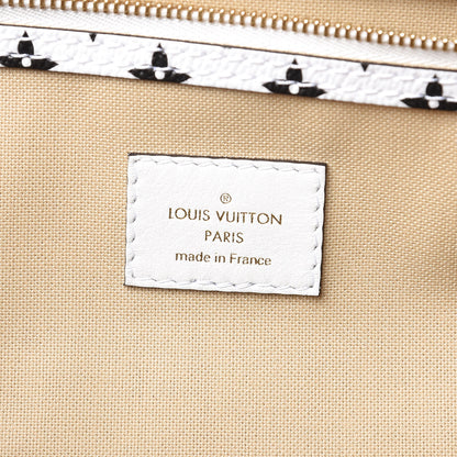 Louis Vuitton Monogram Giant Keepall Bandouliere 50 Kaki Beige 6 of 9