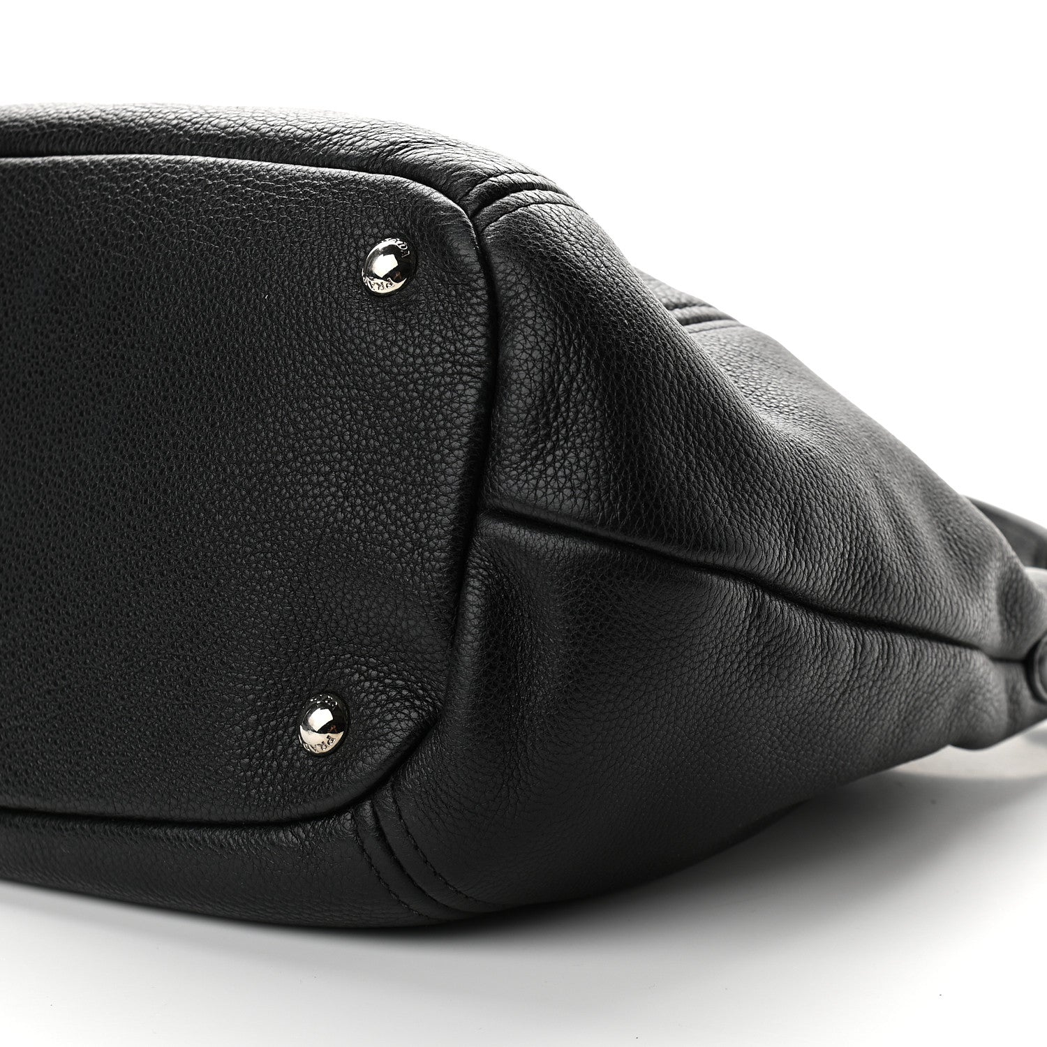 Prada Vitello Daino Hobo Black 8 of 8