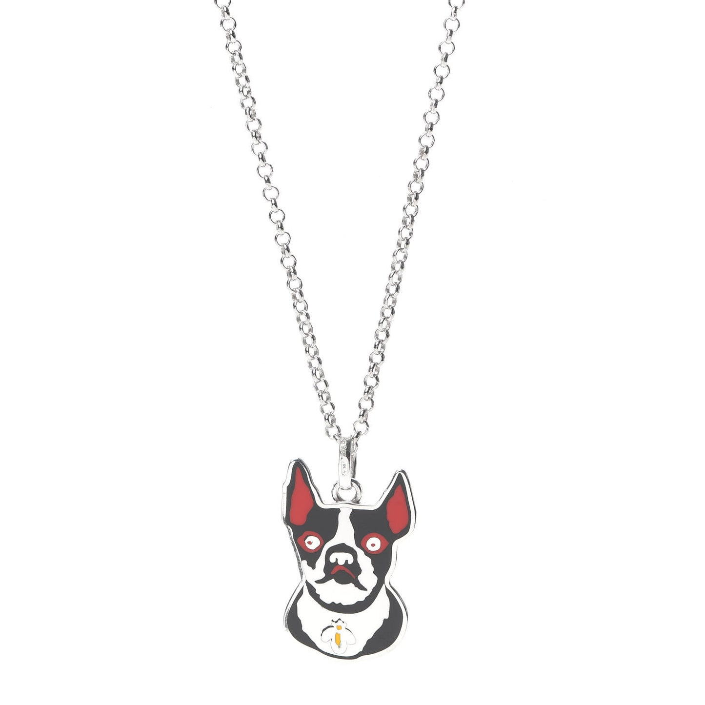Sterling Silver Orso Pendant Necklace