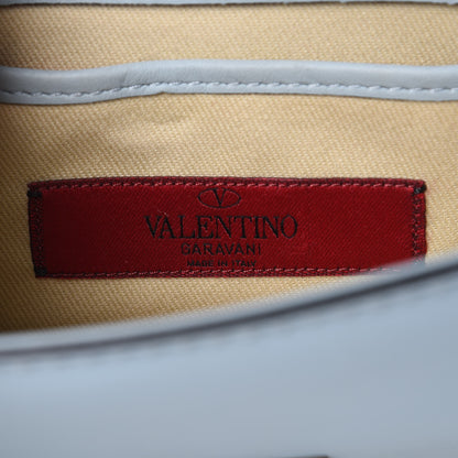 Valentino Garavani Vitello Mini Glam Lock Rockstud Flap Sky Sorbet 6 of 11