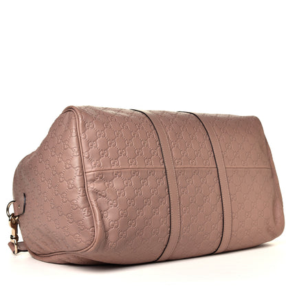 Gucci Guccissima Medium Carry On Duffle Antique Rose 6 of 10