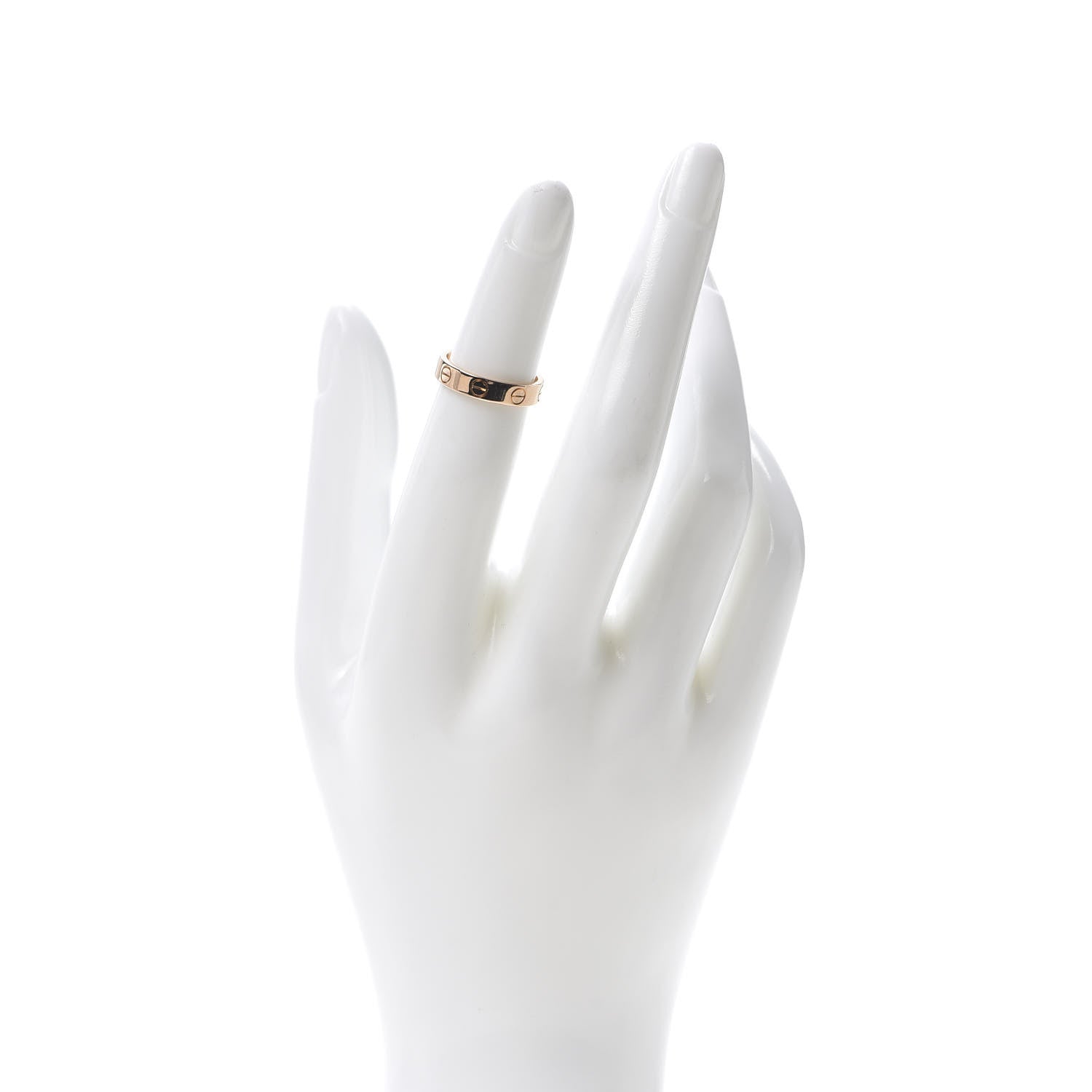 Cartier 18K Pink Gold 3.5mm LOVE Wedding Band Ring 47 4 2 of 4