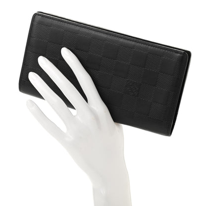 Louis Vuitton Damier Infini Brazza Wallet Cosmos 2 of 8
