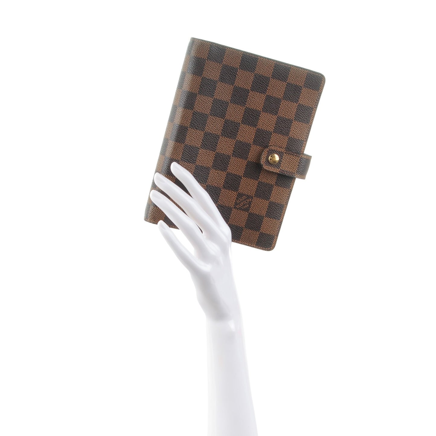 Damier Ebene Medium Ring Agenda Cover