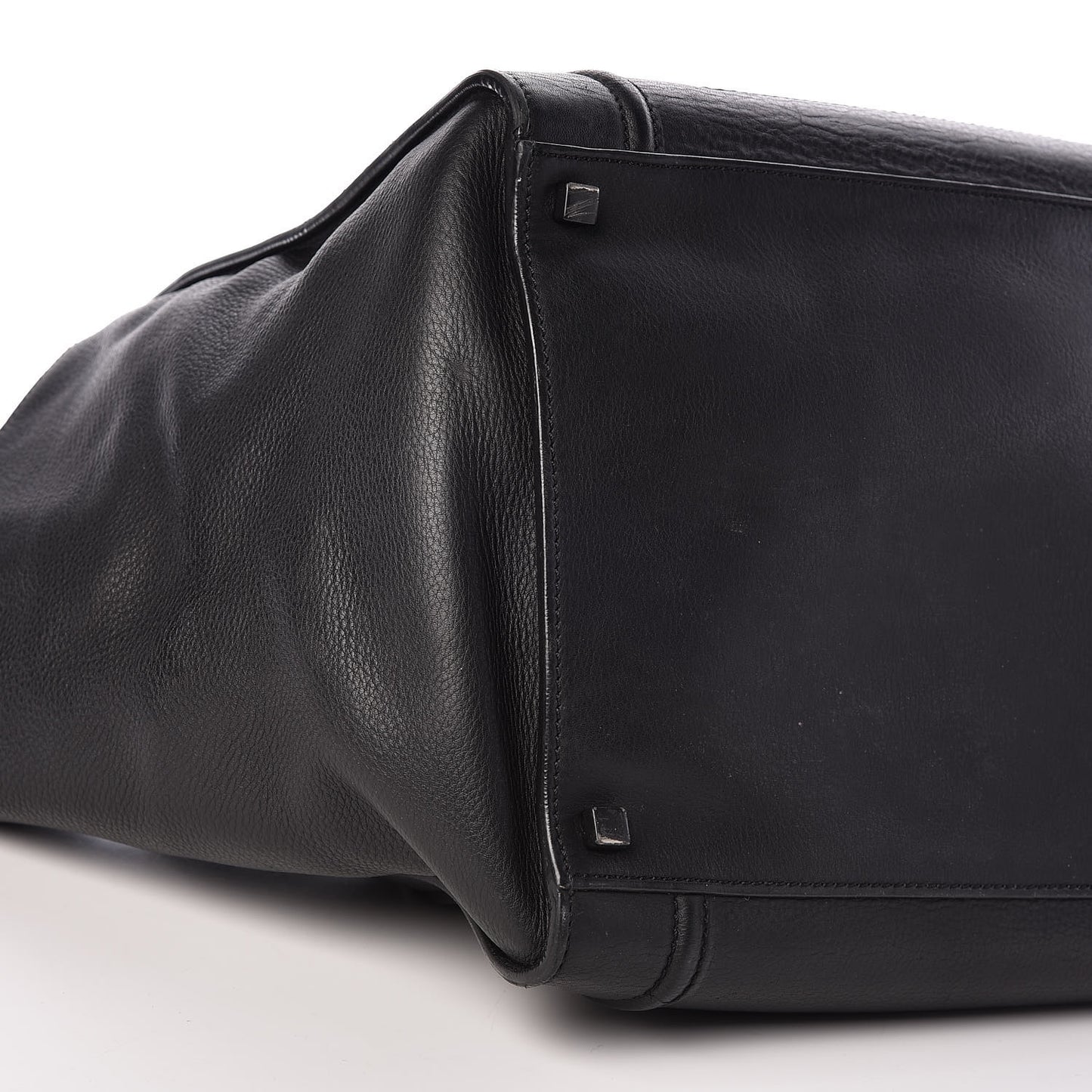 Supple Calfskin Medium Phantom Luggage Black