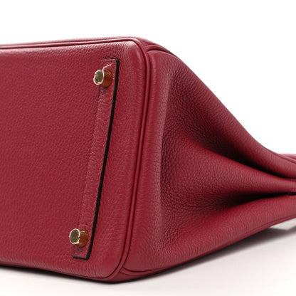 Hermes Togo Birkin 30 Rouge Grenat 9 of 11