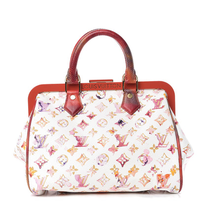 Louis Vuitton Watercolor Aquarelle Frame Speedy White 1 of 9