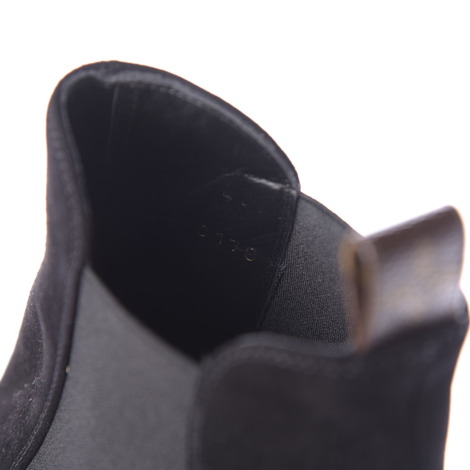 Louis Vuitton Suede Monogram Uniformes Cap Toe Chelsea 80mm Ankle Boots 41 Black 9 of 11