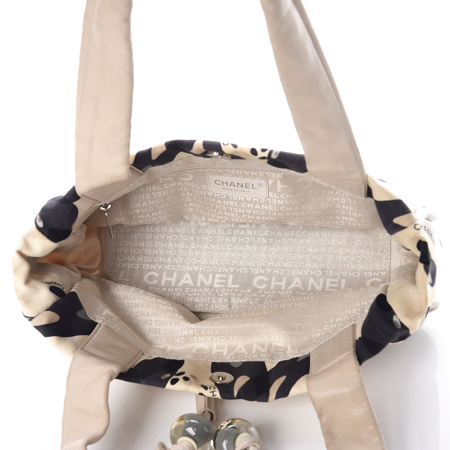 Chanel Canvas Drawstring Shoulder Bag 5 of 14