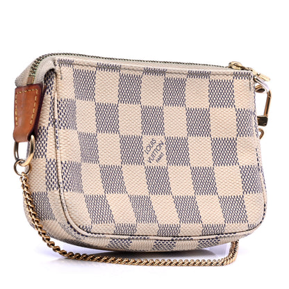 Louis Vuitton Damier Azur Mini Pochette Accessories 2 of 7