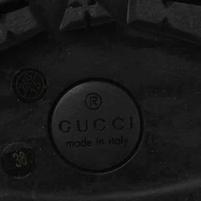 Gucci Cordovan Lux Womens Harald Horsebit 25mm Platform Loafers 38 Black 8 of 11