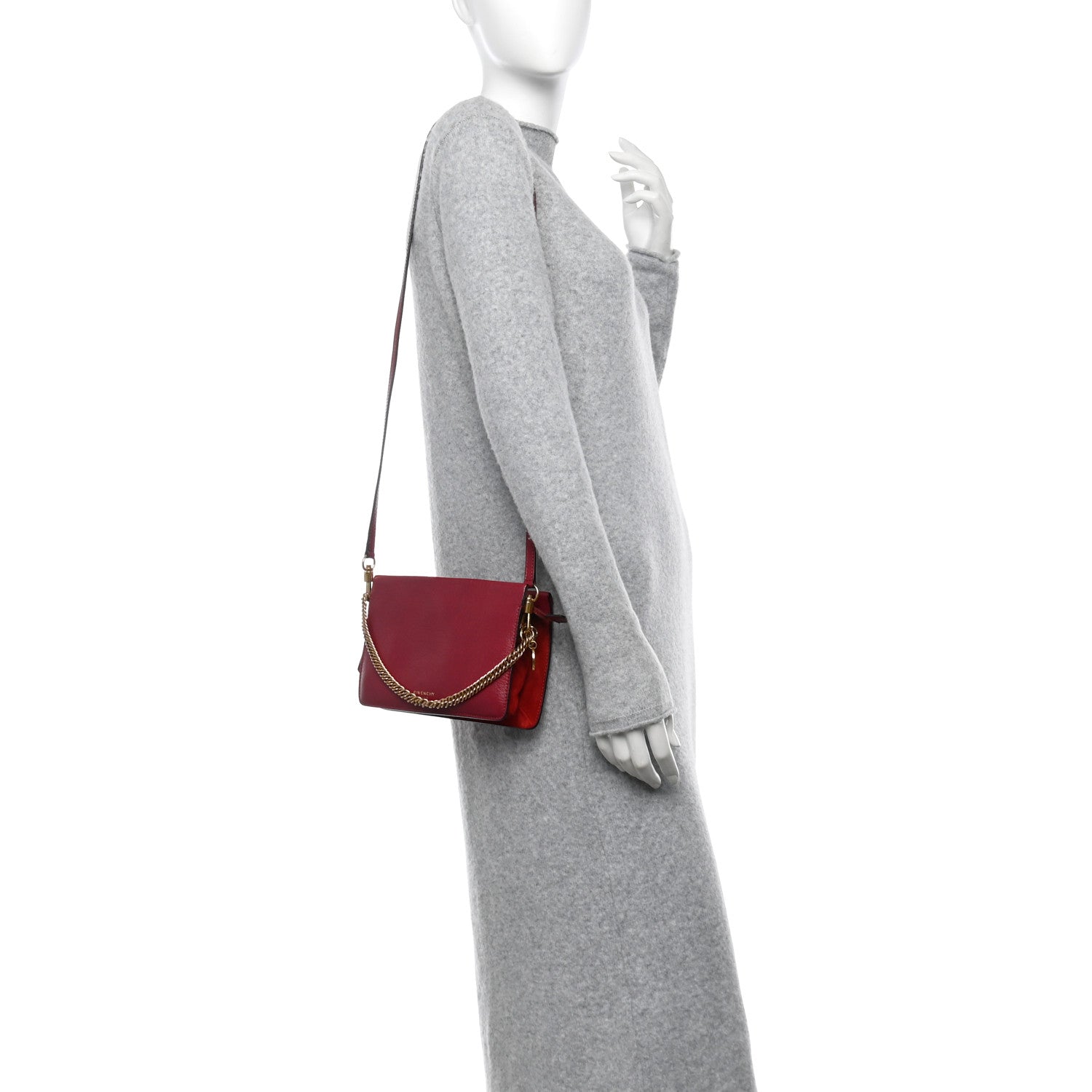 Givenchy Goatskin Suede Cross 3 Crossbody Bag Fig Pink Cherry 2 of 13