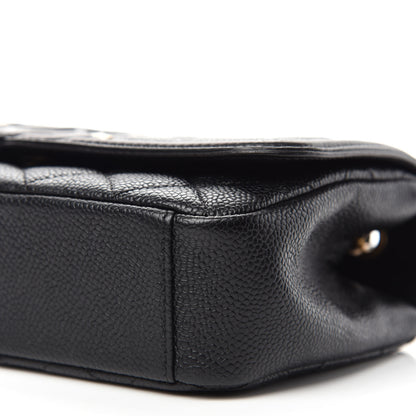 Chanel Caviar Quilted Small CC Filigree Flap Black 10 of 10