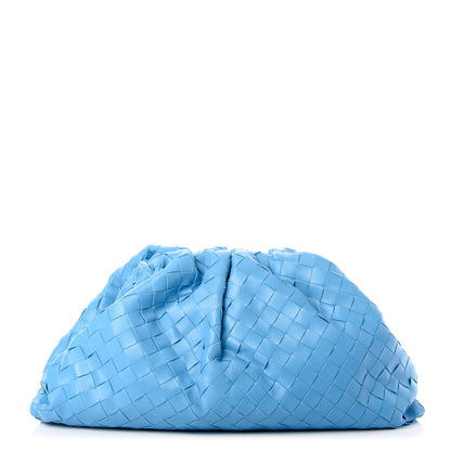 Bottega Veneta Nappa Maxi Intrecciato The Pouch Oversized Clutch Swimming Pool 1 of 9