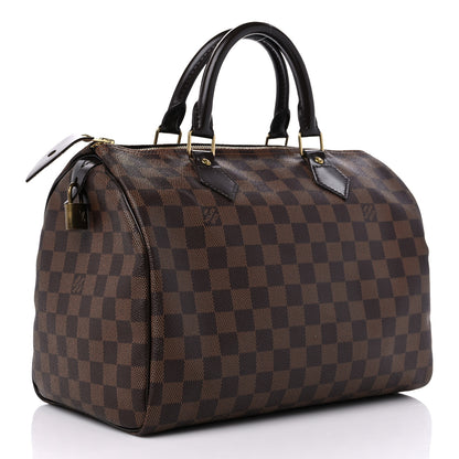 Louis Vuitton Damier Ebene Speedy 30 3 of 10