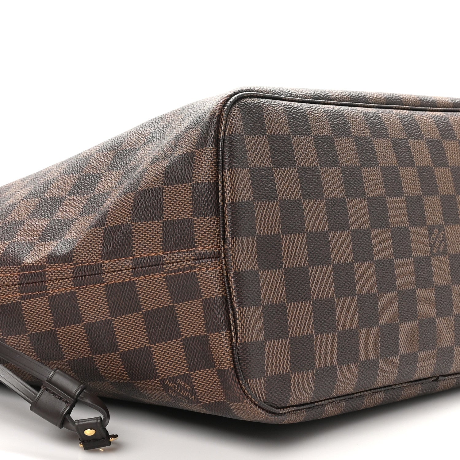 Louis Vuitton Damier Ebene Neo Neverfull MM Rose Ballerine 9 of 10