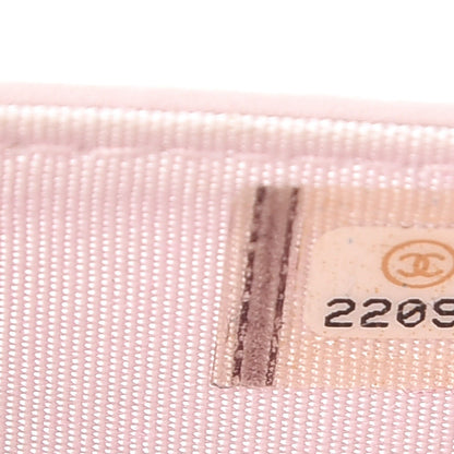 Chanel Woven Straw Deauville Wallet on Chain Pink 7 of 11