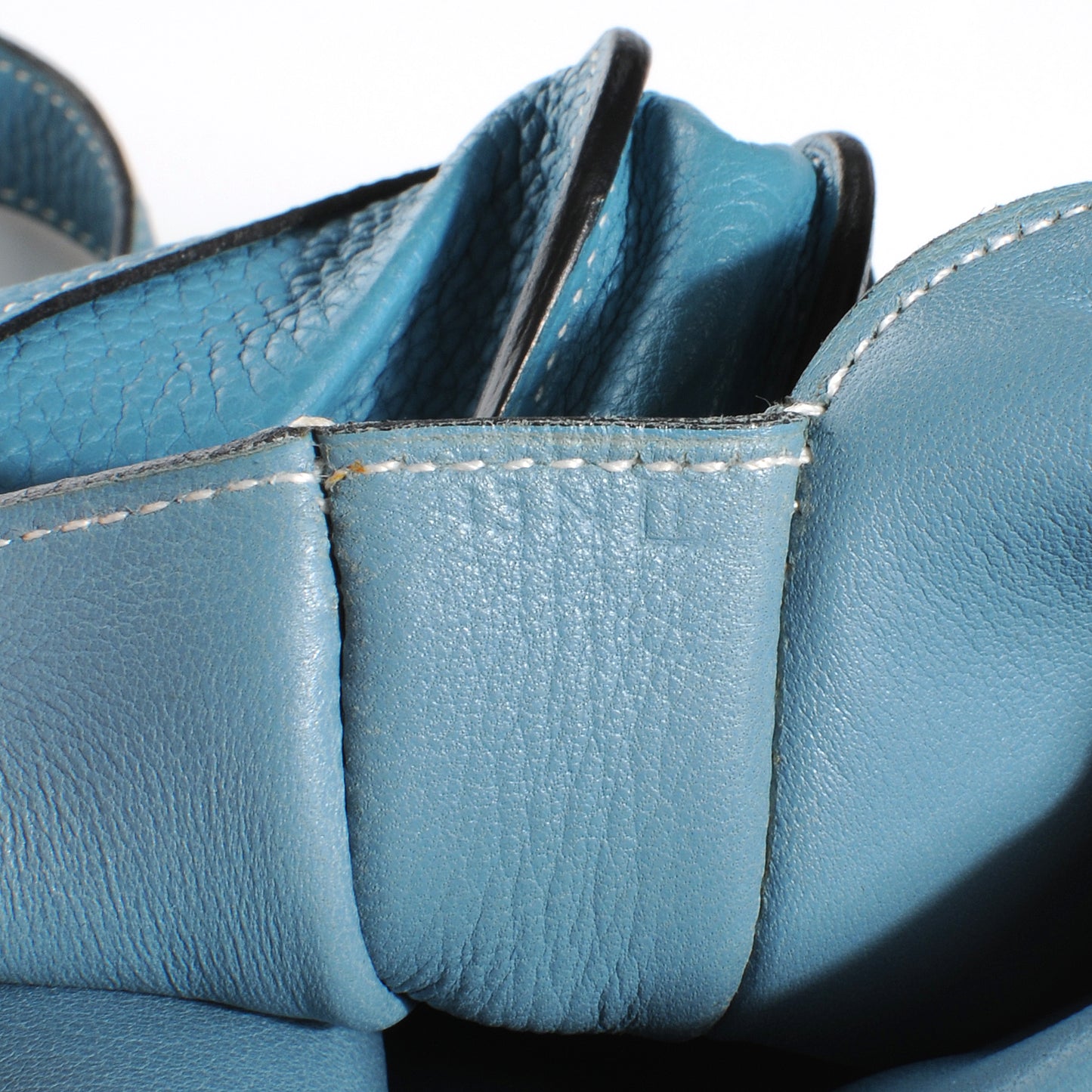 Togo Dogon Wallet Waist Pouch Blue Jean