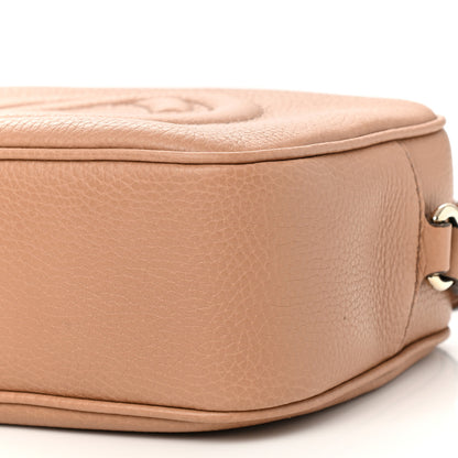 Gucci Pebbled Calfskin Small Soho Disco Bag Camelia 11 of 11