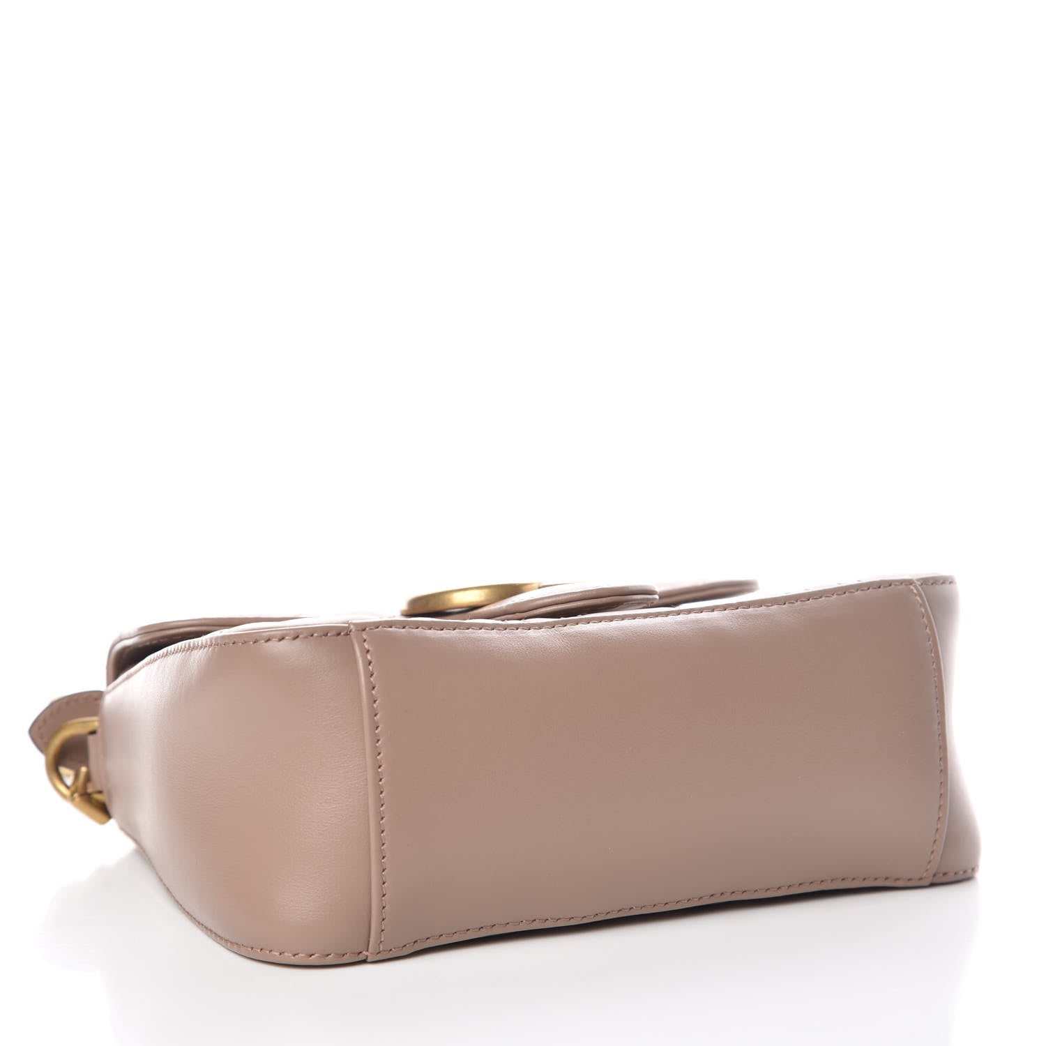 Gucci Calfskin Matelasse Mini GG Marmont Top Handle Shoulder Bag Porcelain Rose 4 of 10