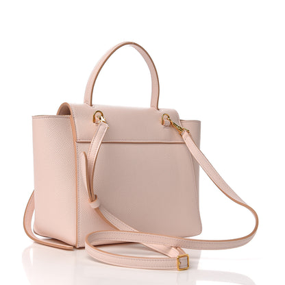 Celine Grained Calfskin Nano Belt Bag Pale Pink 2 of 9