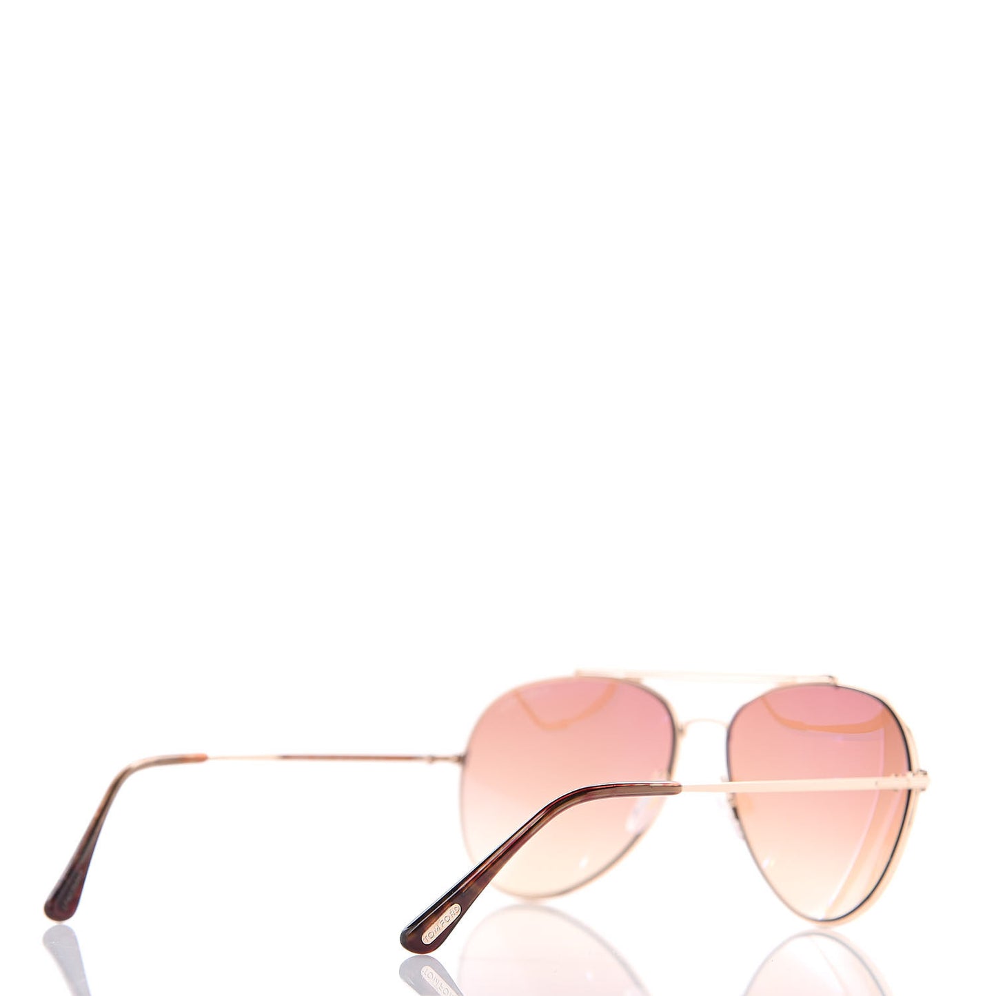 Indiana Aviator Sunglasses TF497 Brown Gold