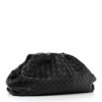 Bottega Veneta Nappa Maxi Intreccio The Pouch Oversized Clutch Black 3 of 7