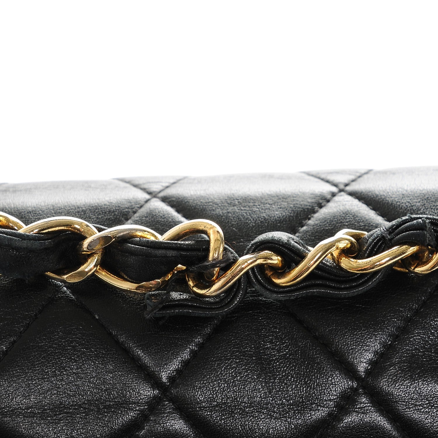 Chanel Lambskin Quilted XL Jumbo Single Flap Black 8 of 9