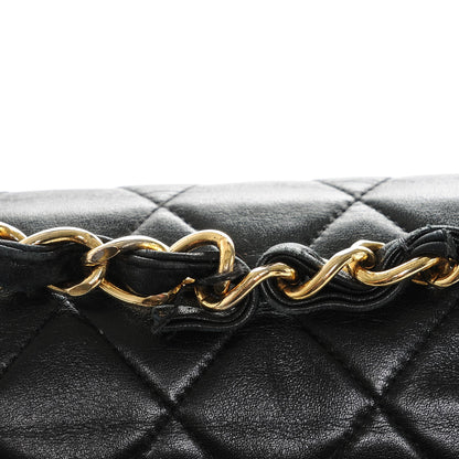 Chanel Lambskin Quilted XL Jumbo Single Flap Black 8 of 9