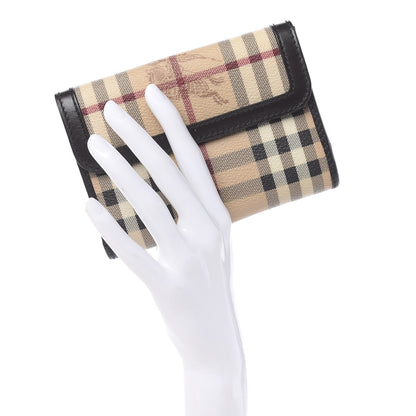 Burberry Haymarket Check Wallet Brown 2 of 12