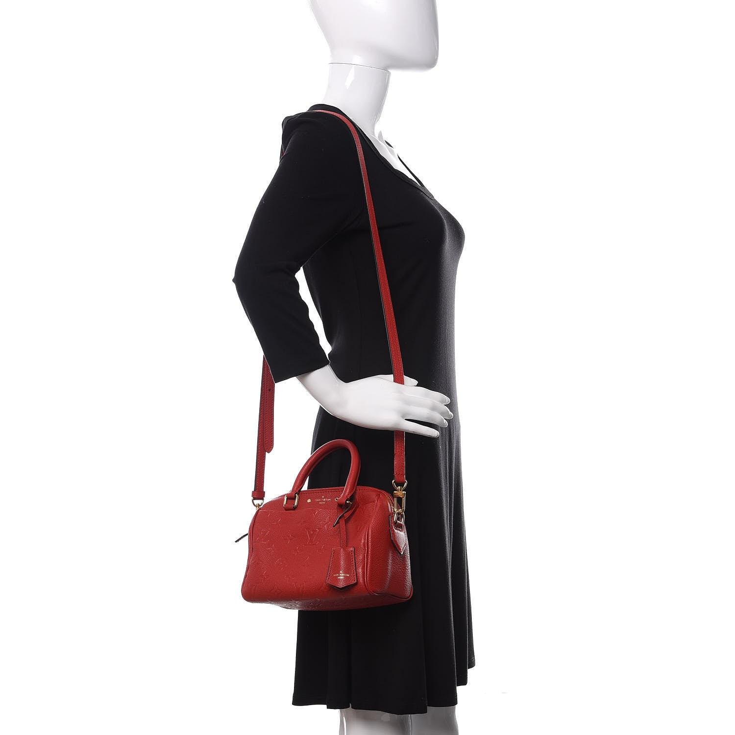 Louis Vuitton Empreinte Speedy Bandouliere 20 NM Cherry 2 of 10