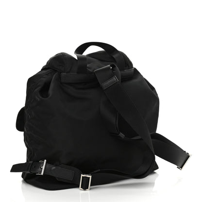 Prada Tessuto Nylon Saffiano Medium Backpack Black 3 of 10
