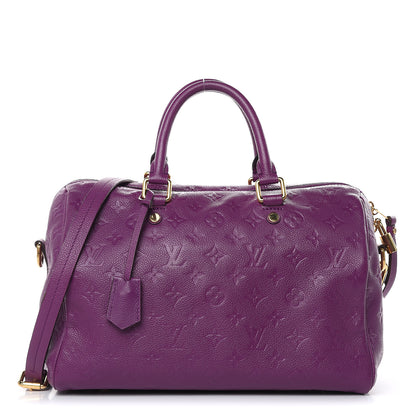 Louis Vuitton Empreinte Speedy Bandouliere 30 Amethyste 1 of 13