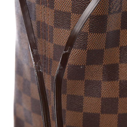 Louis Vuitton Damier Ebene Neo Neverfull MM Rose Ballerine 26 of 38