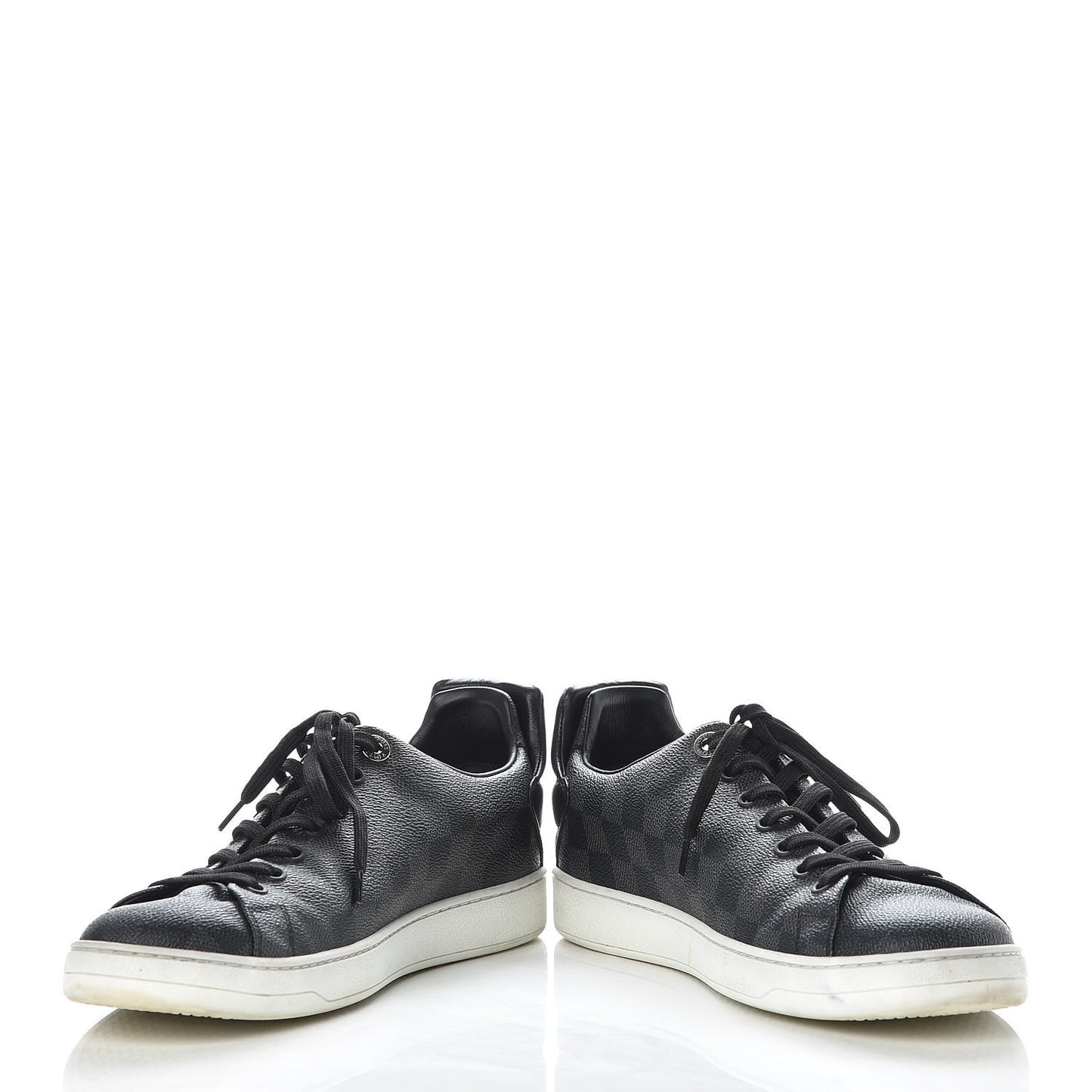 Calfskin Damier Graphite Frontrow Sneakers 8.5