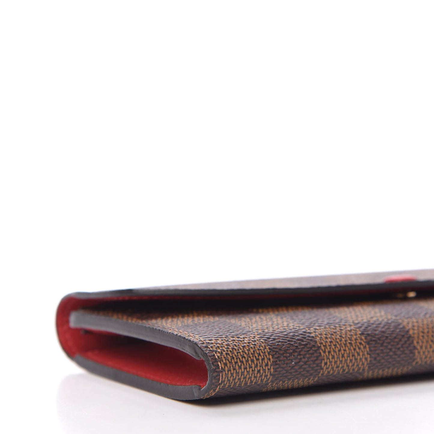 Damier Ebene Emilie Wallet Red
