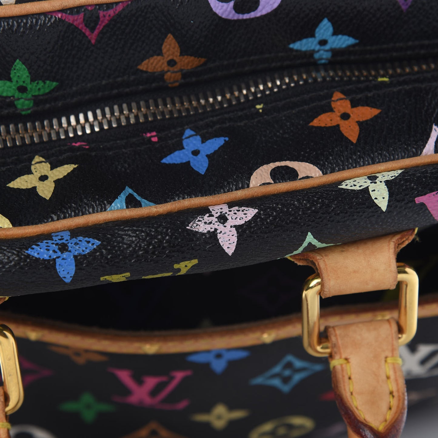 Monogram Multicolor Trouville Black