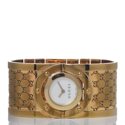 Gucci Stainless Steel Mother of Pearl 33mm Twirl Quartz Watch 3 of 10