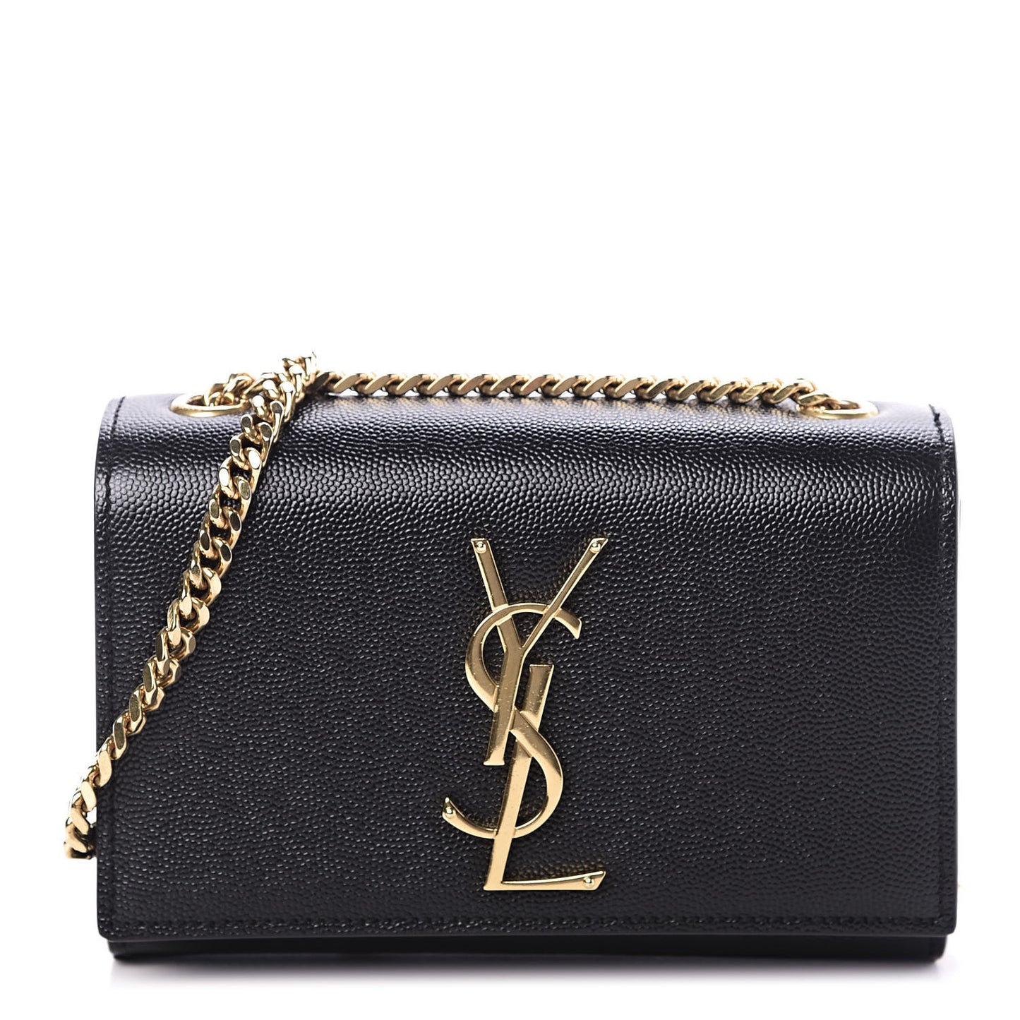 Grain De Poudre Small Monogram Kate Satchel Black