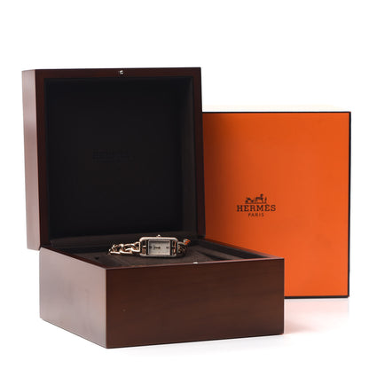 Hermes 18K Rose Gold Diamond Mother of Pearl 17mm Nantucket Quartz Watch 6 of 6